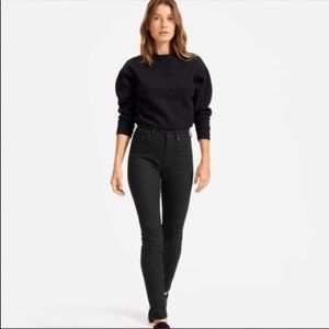 Everlane High Rise Black Skinny Jean 28 Regular